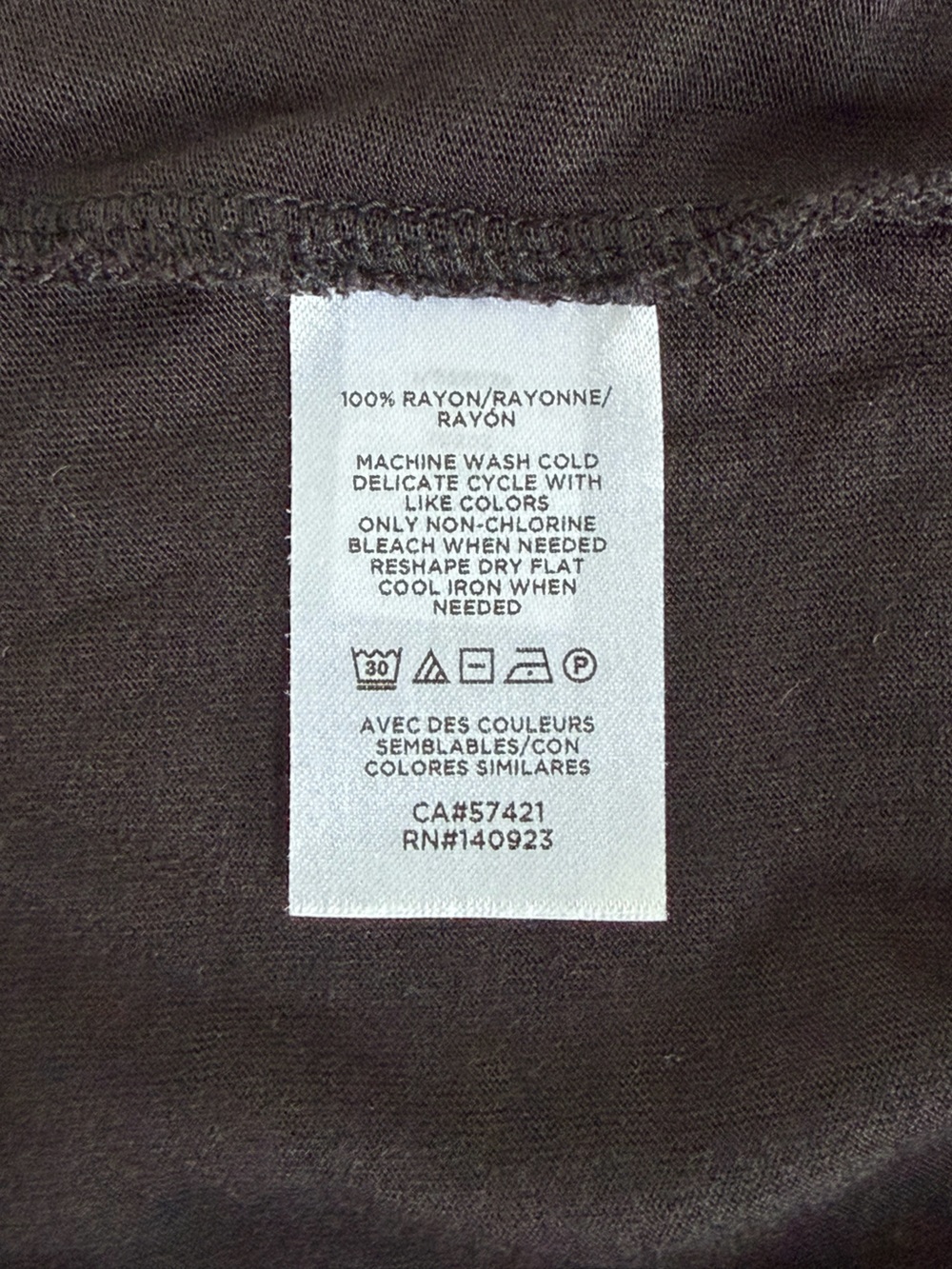 LOFT Outlet Black Sleeveless Ruffle-Neck Button Front Shell - Picture 6 of 6